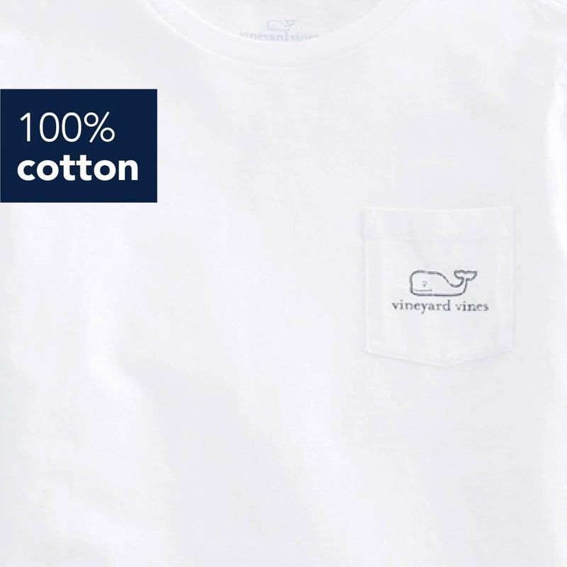 vineyard vines Boys' Short Sleeve Vintage Whale T-Shirt, White Cap, X-Large - Image 3